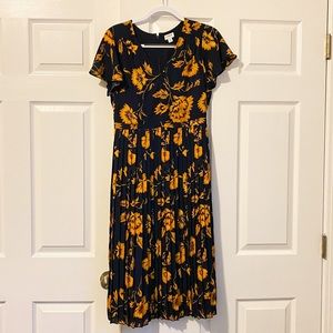 EUC J. Crew Midi Dress
